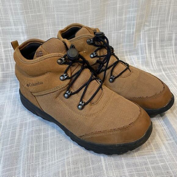 Columbia Waterproof Camel Brown Ankle Winter Boots Mens Size 7 main image 7